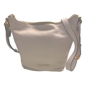 Brand new white Michael Kors leather shoulder bag